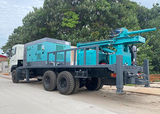 HFJ360KT truck mounted drilling rig