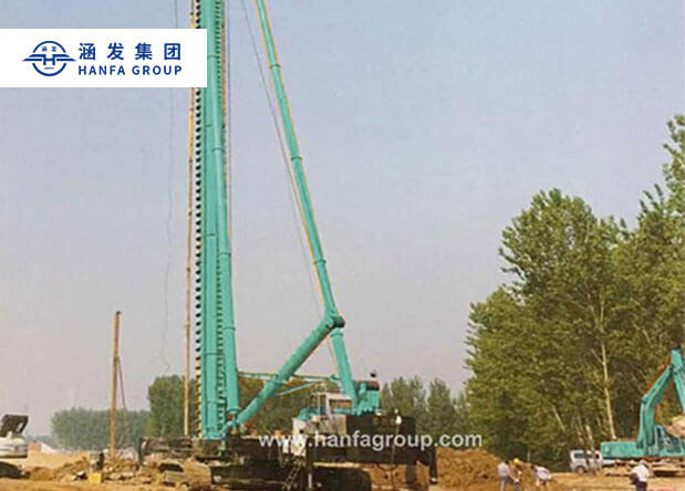 HFZL25+ Full Hydraulic Long Screw Piling Machine