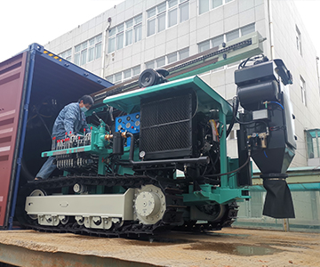 HFQ45 DTH drilling rig sent to Sierra Leone