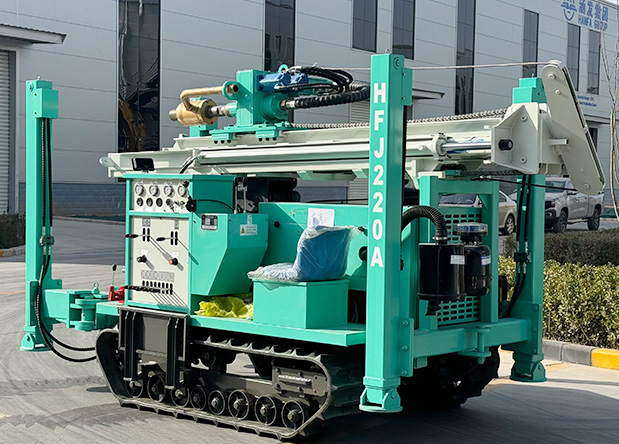 HFJ220A Crawler Type Water Well Drilling Rig