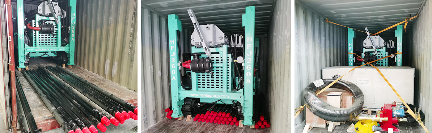 HFJ260A factory shipment-Hanfa Drilling Rig
