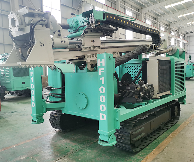 HF1000D hydraulic core drilling rig sent to Nigerian client - drilling exploration project