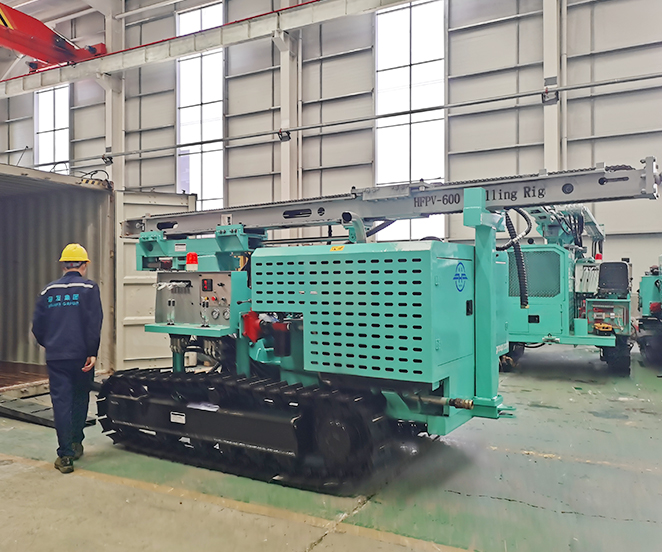 HFPV-600 Photovoltaic Solar Pile Drilling Rig