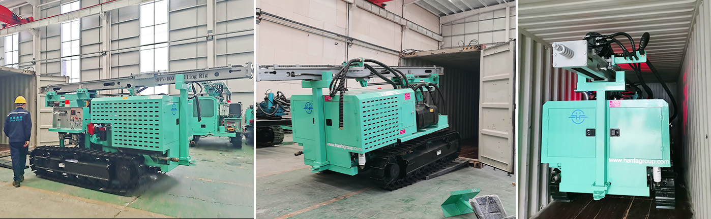 HFPV-600 Photovoltaic Solar Pile Drilling Rig