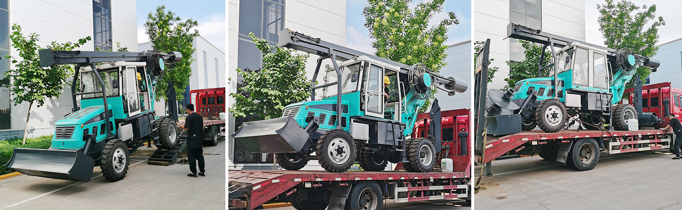 HFW-18 Wheel Rotary Pile Drilling Rig